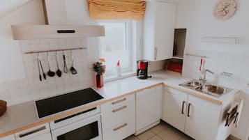 Panoramic-Apartment (incl. 50€ cleaning fee) | Eigene Küche | Kühlschrank, Mikrowelle, Ofen, Herdplatte