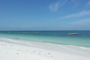 Beach nearby, white sand