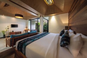 Junior Suite, 1 Bedroom, Garden View | Minibar, in-room safe, desk, laptop workspace - Surya Kembar Villas (Ubud)