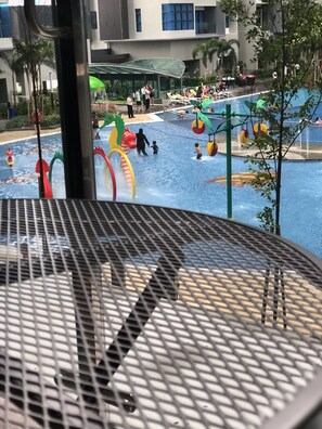 Family Apartment, Non Smoking, Pool View | View from room