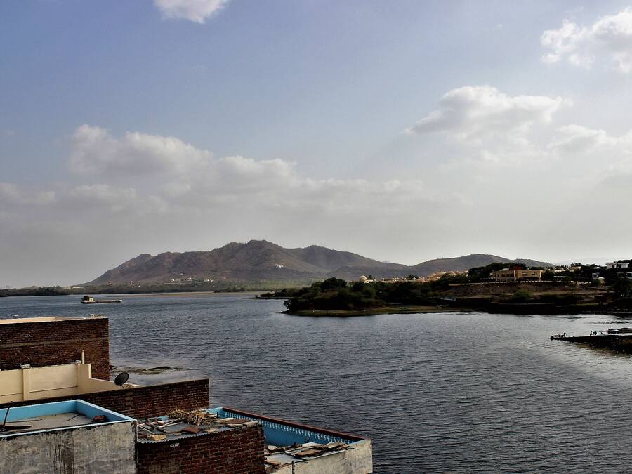 Blick von der Unterkunft