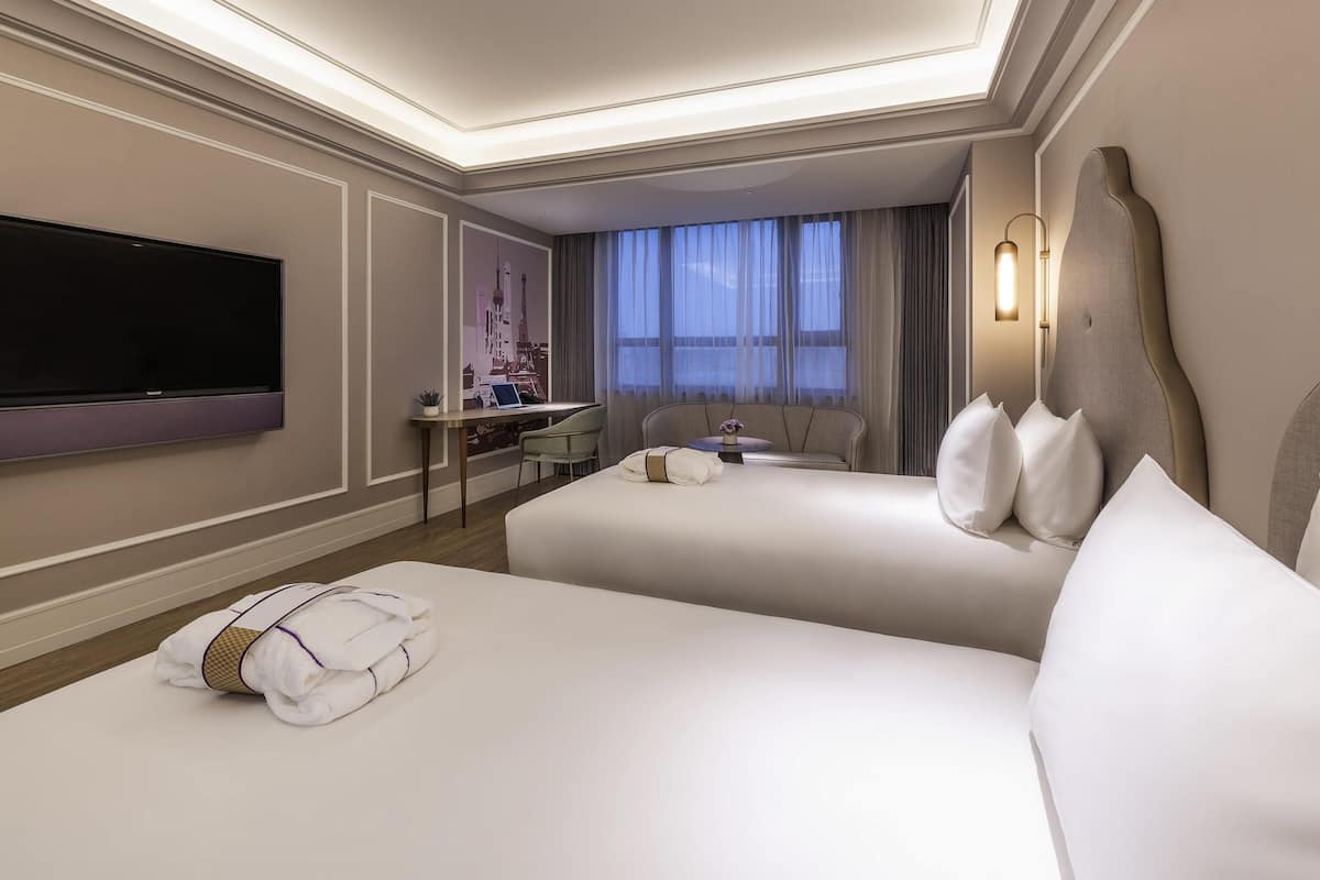Privilege, Room, 2 Twin Beds | In-room safe, blackout drapes, soundproofing, rollaway beds