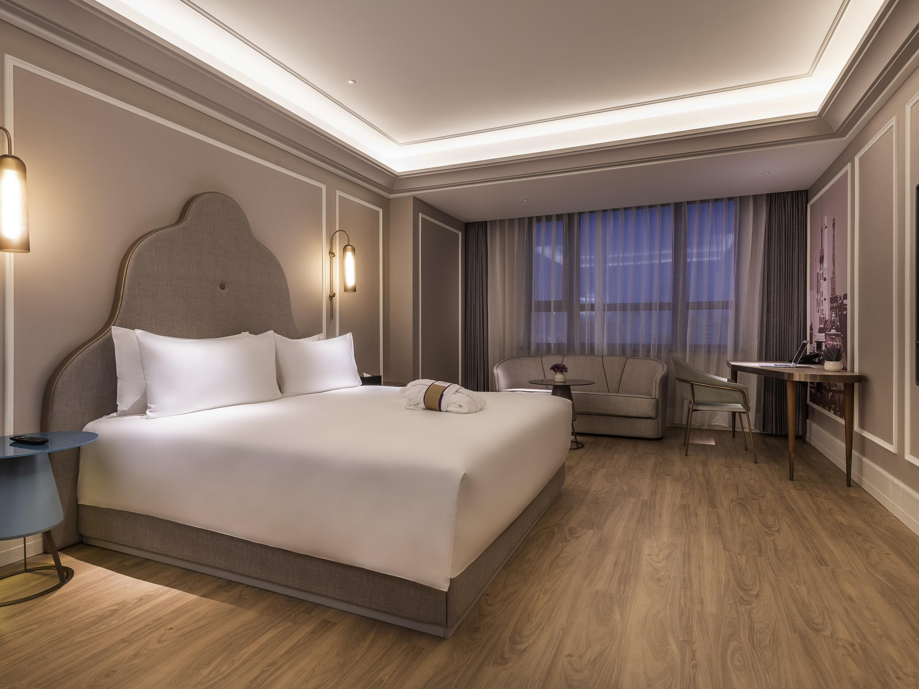 Privilege, Kamer, 1 kingsize bed | Restaurant