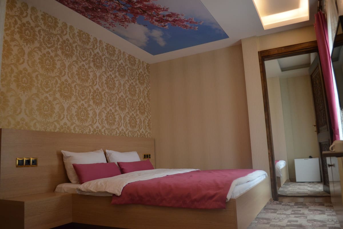 Desk, soundproofing, iron/ironing board, free WiFi