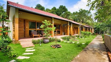 Familie-bungalow, 2 soverom | Terrasse/patio