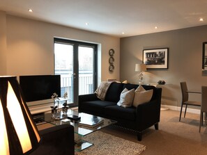 Apartment, 2 Bedrooms | Living area | Flat-screen TV - The Habitat I (Nottingham)