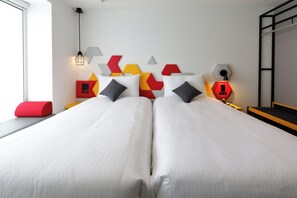 Standard Room, 2 Single Beds | Down duvets, in-room safe, blackout curtains, iron/ironing board - ibis Styles Tokyo Bay (Urayasu)