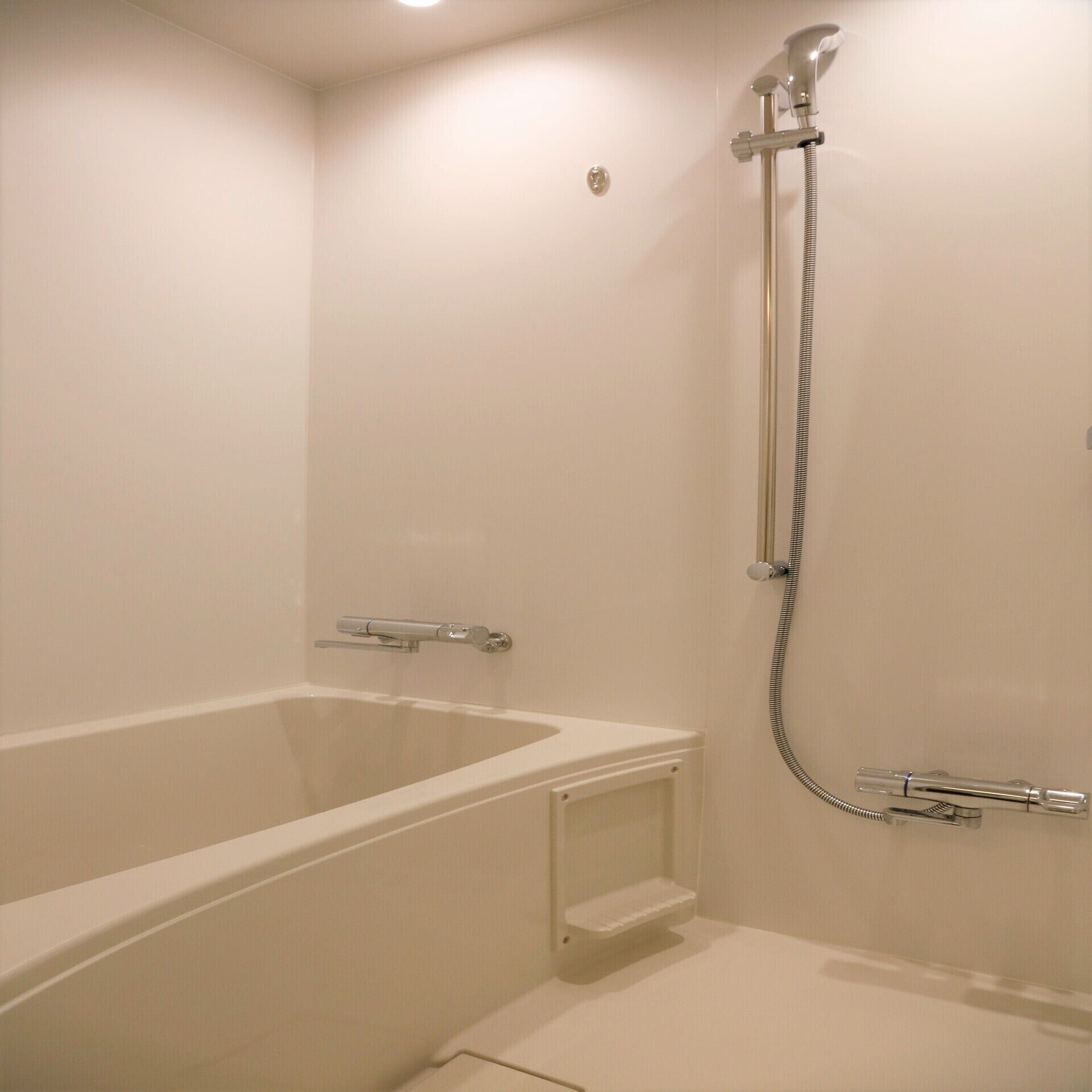 eco-friendly toiletries, hair dryer, slippers, electronic bidet