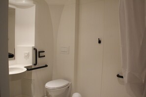 Dusche, Handtücher, Seife, Shampoo