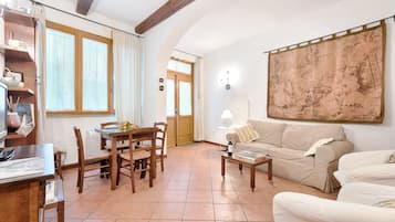 Apartamento conforto, 1 quarto, para não fumantes | Sala de estar