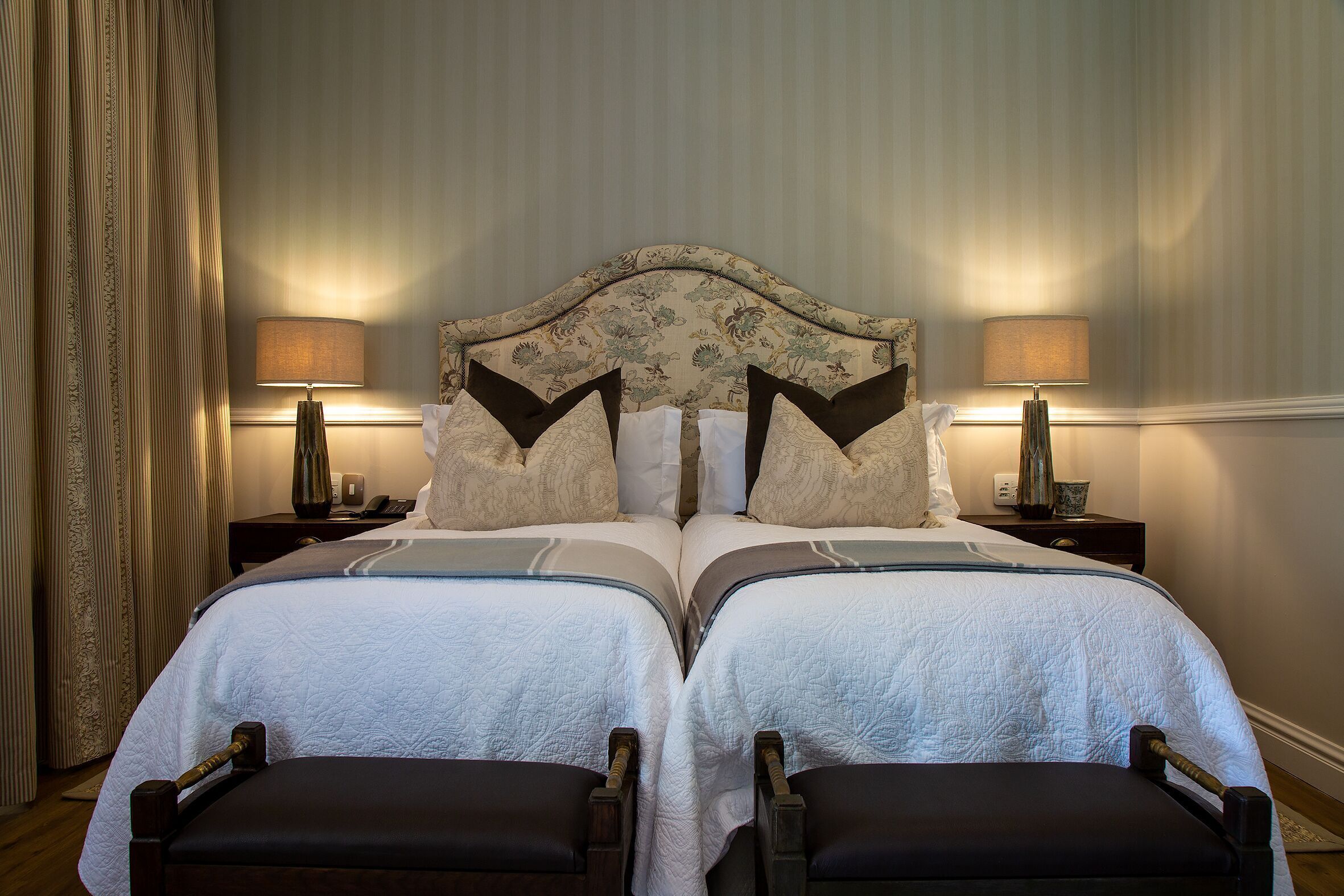 Egyptian cotton sheets, premium bedding, pillow-top beds, minibar