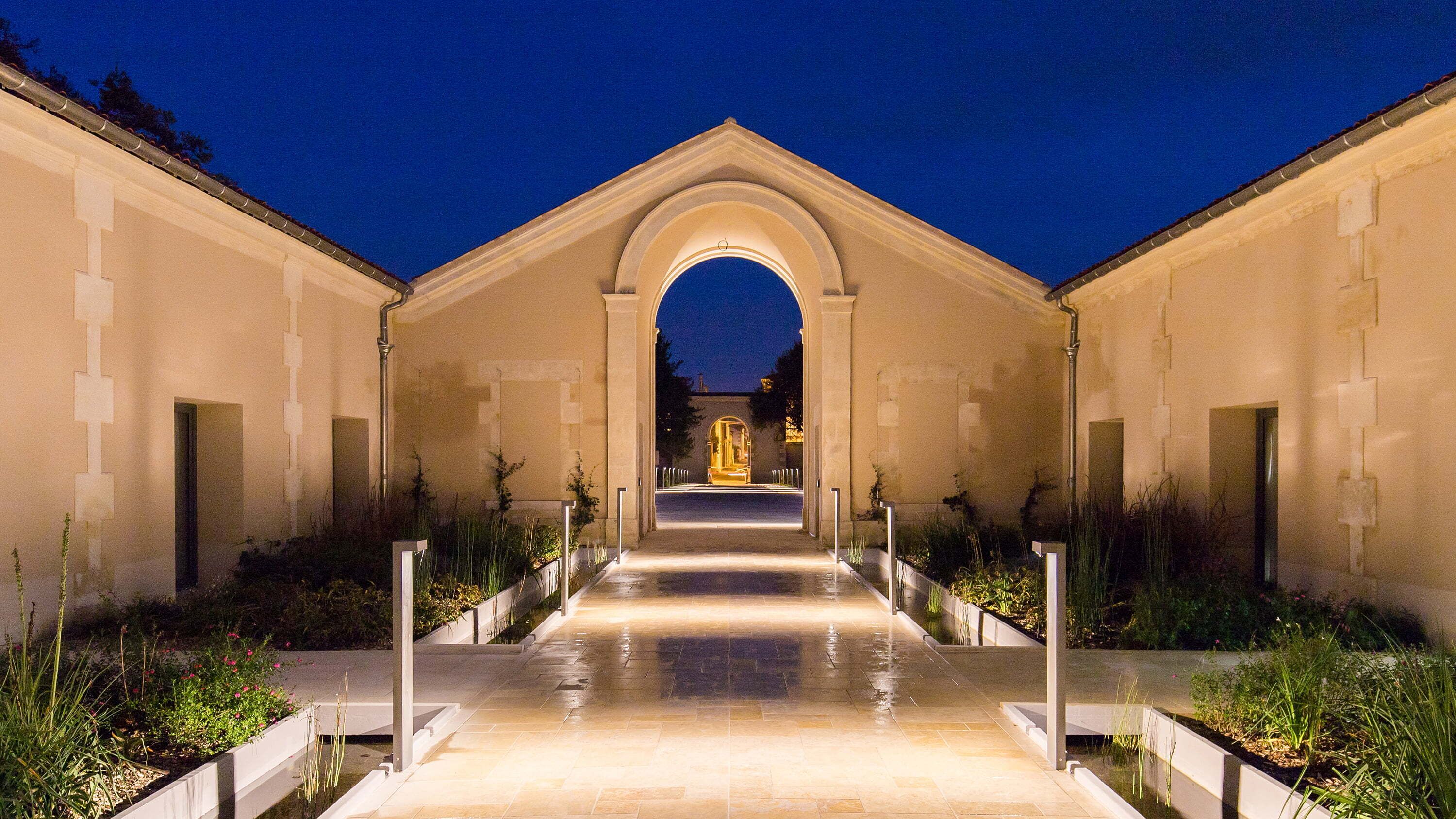 Façade de l’hébergement - soirée/nuit