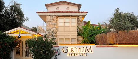 Façade de l’hébergement