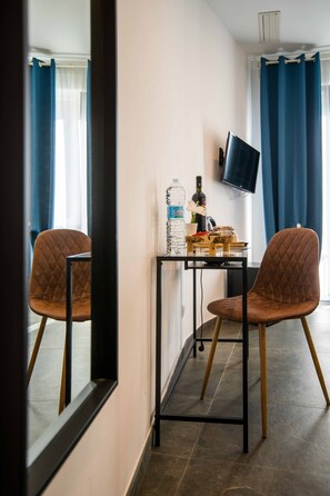 City-Doppelzimmer, 1 Queen-Bett, Stadtblick