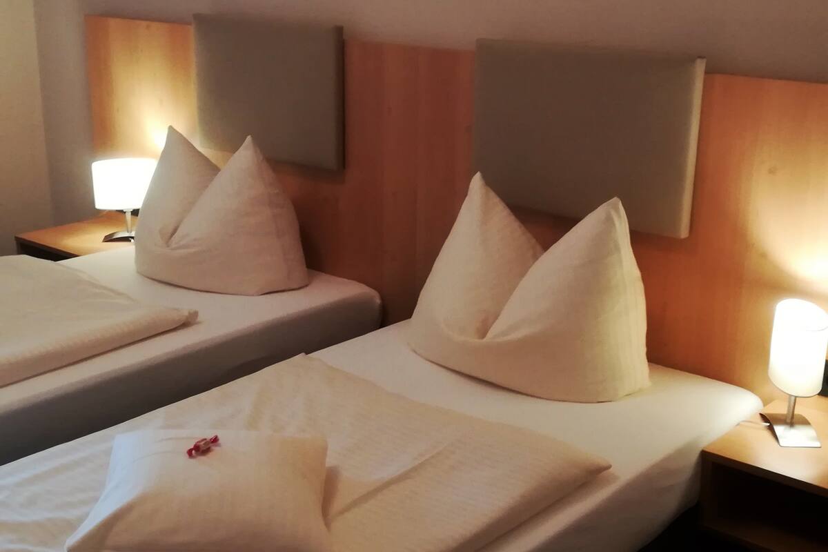 blackout curtains, iron/ironing board, free wifi