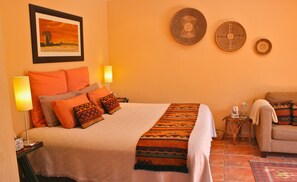Quarto casal, vista para o jardim | Roupas de cama de algodão egípcio, roupas de cama premium