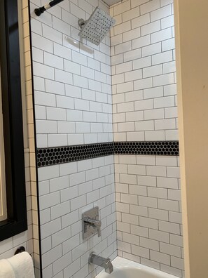 Hair dryer, towels