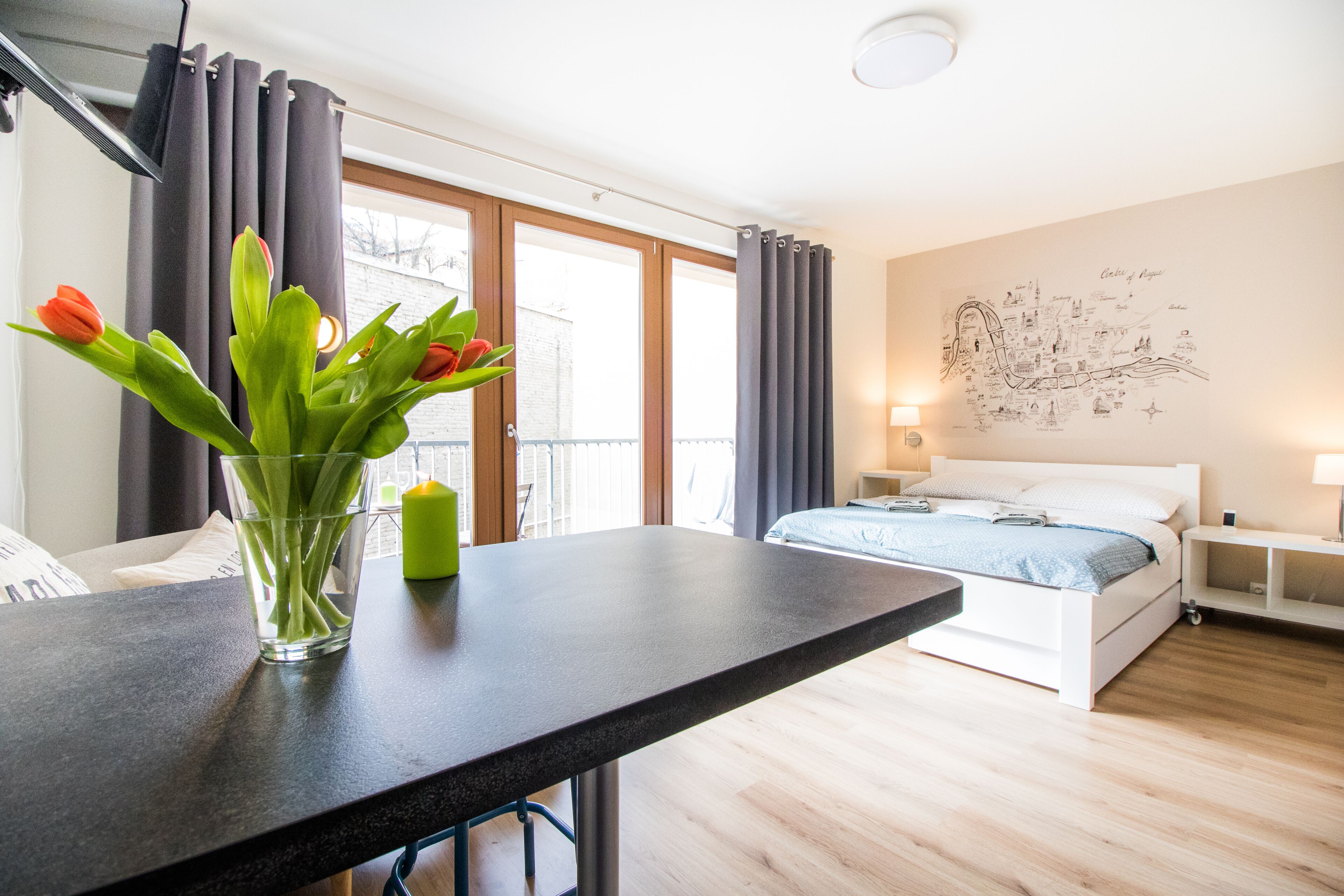 1 Schlafzimmer, Schreibtisch, Bügeleisen/Bügelbrett, kostenloses WLAN