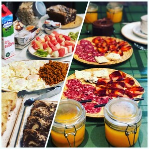 Desayuno estilo bufé