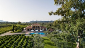 Exterior - Luxury Villa with Private Pool, Tennis Court & Vineyard | Aneli Villa Anastasia (Zakynthos)