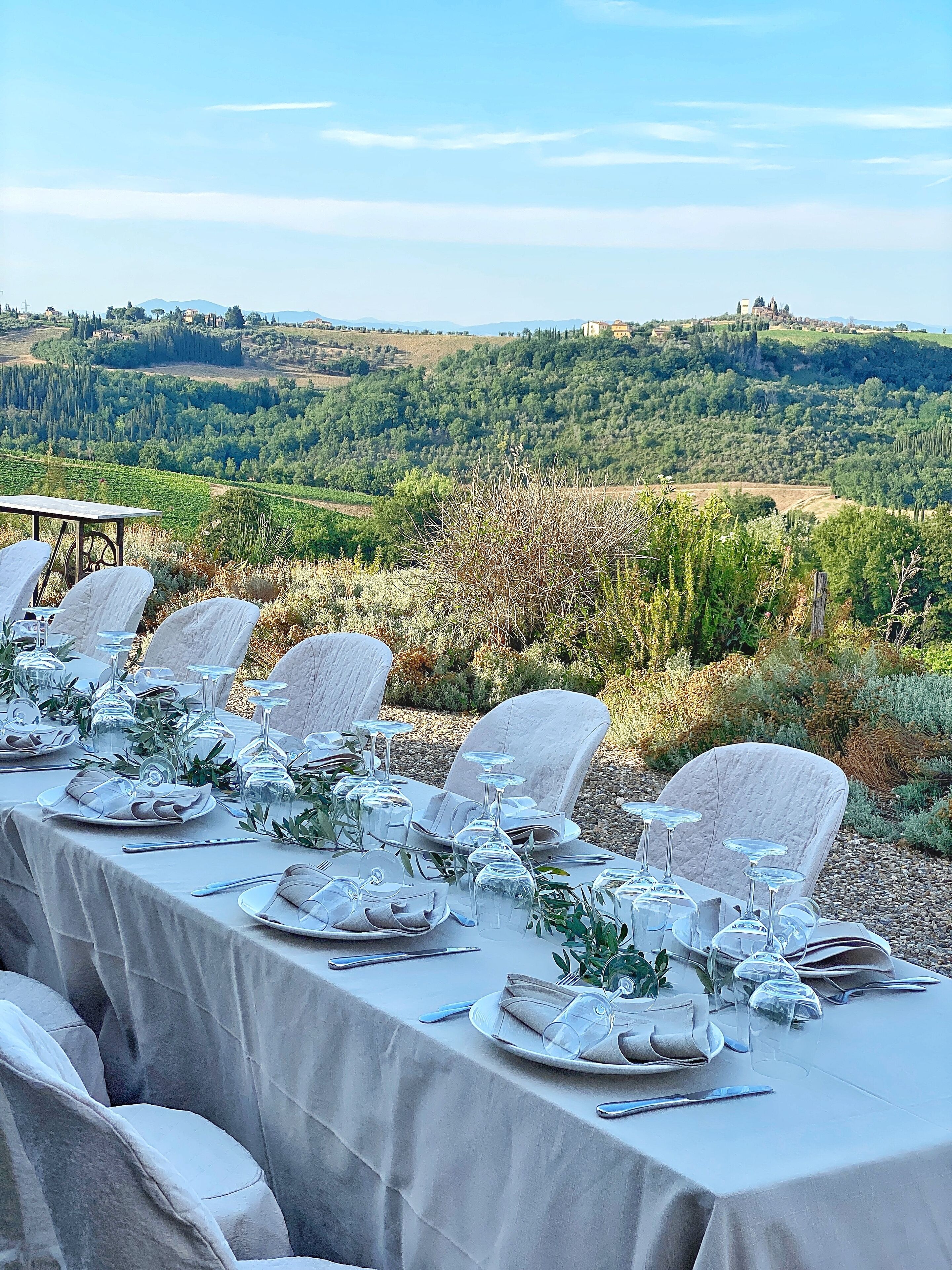 Área para banquetes al aire libre