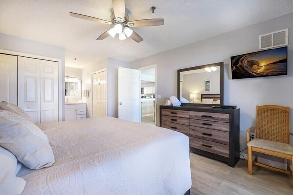 2 bedrooms, iron/ironing board, free WiFi