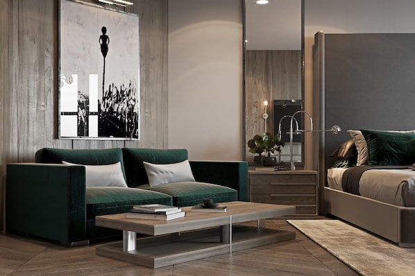 1 chambre, literie de qualité supérieure, surmatelas