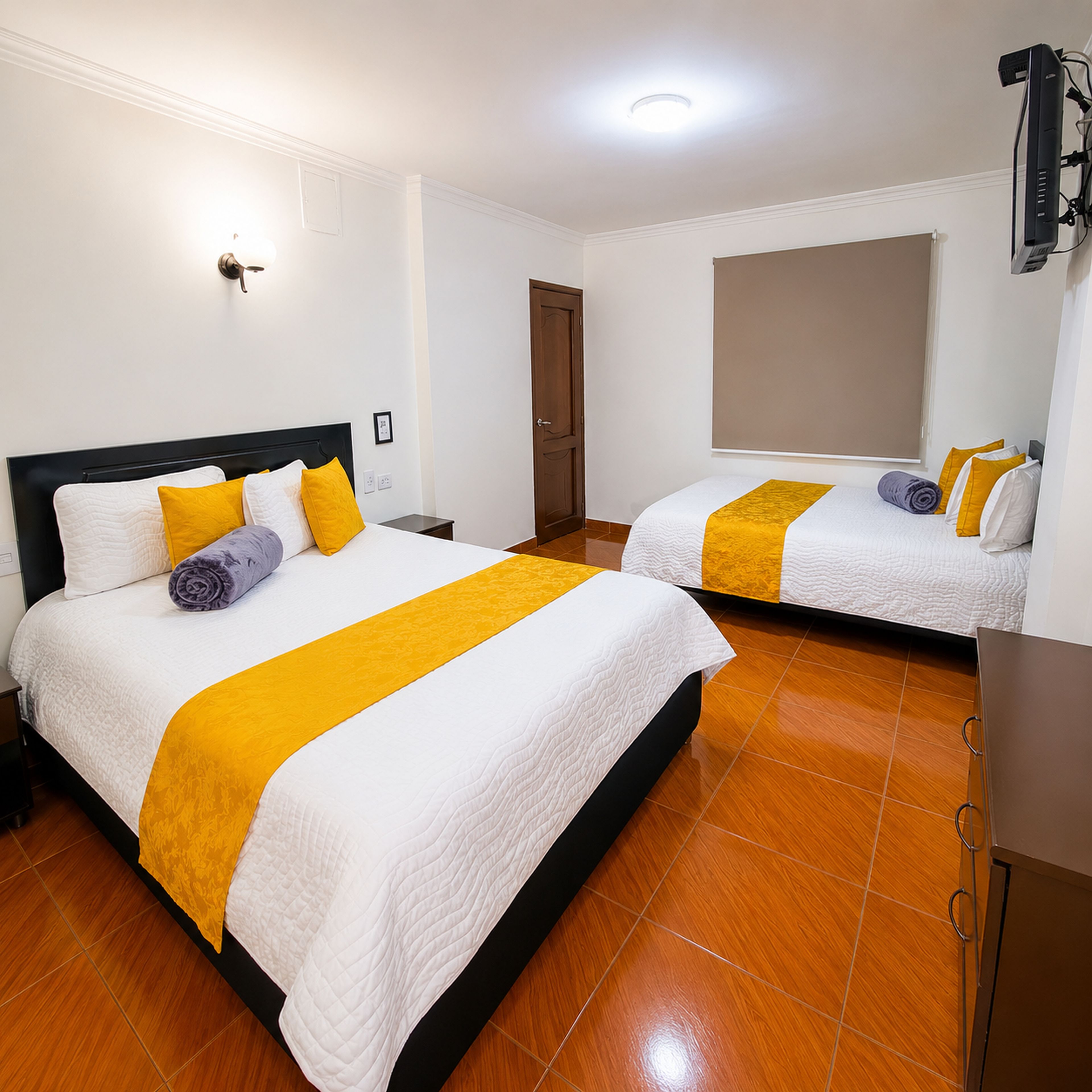 Minibar, in-room safe, iron/ironing board (on request), WiFi (free)