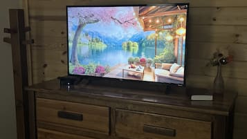 Blackout curtains, iron/ironing board, rollaway beds, free WiFi