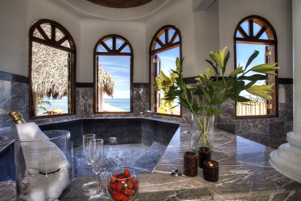 Romantic Villa, 5 Bedrooms, Private Pool | Deep soaking bathtub - Villa Celeste (Puerto Vallarta)