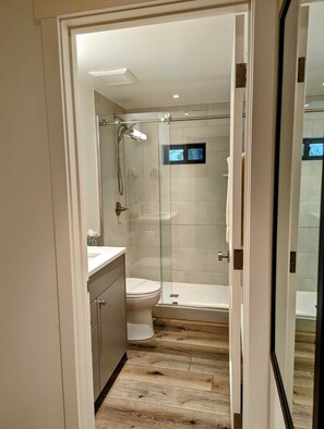 Hair dryer, towels