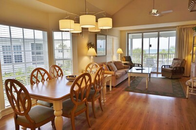 Just steps to 2 miles of private beach! Relaxing family villa. C2624C