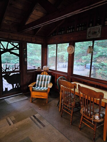 Cozy log home nestled in the beautiful Adirondacks