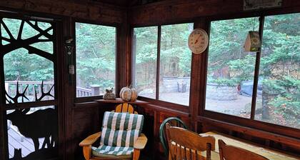 Cozy log home nestled in the beautiful Adirondacks