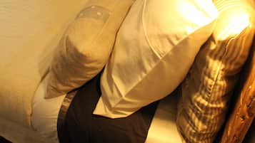 2 bedrooms, desk, iron/ironing board, travel cot