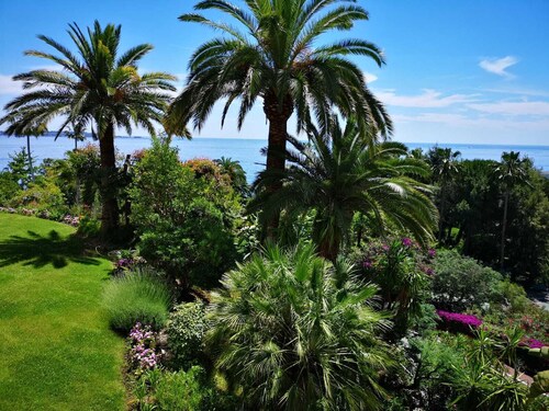Luxury building with swimming pool and sea access