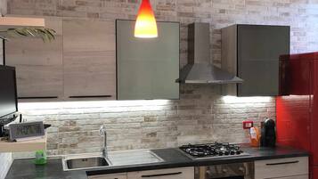 Fridge, oven, dishwasher, espresso maker