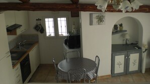 Kaffetrakter/tekoker, kjøleskap, mikrobølgeovn og ovn