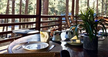Cabaña ubicada en el alto Pines 'Little Elk Lodge', Flagstaff, Arizona