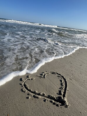 On the beach