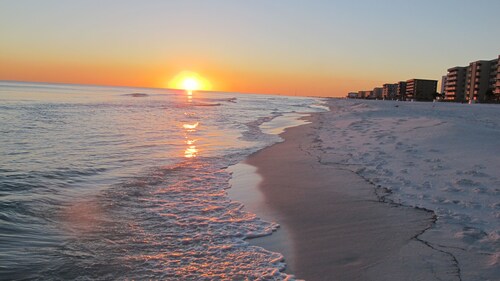 Oceanfront Escape + Stunning Views + Pet Friendly + Private Balcony + Beach Svc