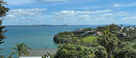 View from the master bedroom of Tindalls Bay