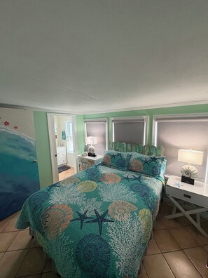 2 slaapkamers, bedden met traagschuimmatras, een strijkplank/strijkijzer