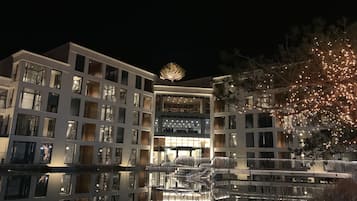 Front of property – evening/night