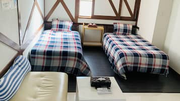 Business Twin Room, 2 Twin Beds, Non Smoking, Private Bathroom | Free WiFi, bed sheets