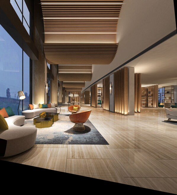 Sala de estar en el lobby