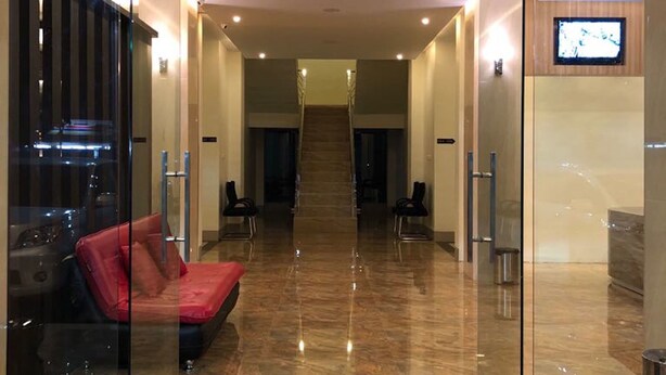Sitteområde i lobbyen