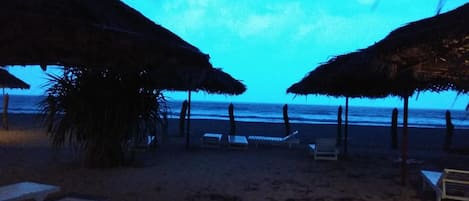 On the beach