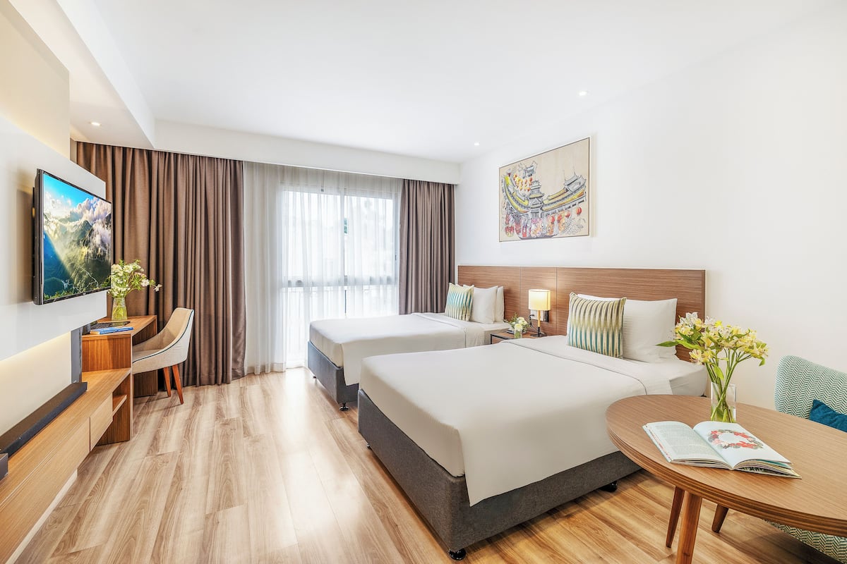 Studio Twin Room City View | 1 bedroom, premium bedding, in-room safe, desk