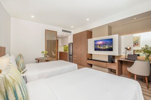 Premium-Studio, Mehrere Betten, Stadtblick